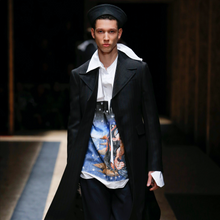 Load image into Gallery viewer, Prada AW 2016 Christophe Chemin "Impossible True Love" Oversized LS Button Down Shirt