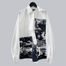 Load image into Gallery viewer, Prada AW 2016 Christophe Chemin "Survival Utopia" Oversized LS Button Down Shirt