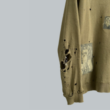 Load image into Gallery viewer, Raf Simons AW 2001-02 “ Riot Riot Riot!" Patched Crewneck Sweater