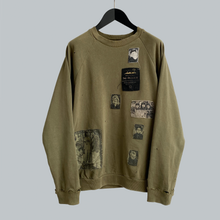 Load image into Gallery viewer, Raf Simons AW 2001-02 “ Riot Riot Riot!" Patched Crewneck Sweater