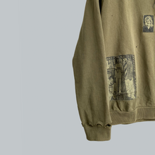 Load image into Gallery viewer, Raf Simons AW 2001-02 “ Riot Riot Riot!" Patched Crewneck Sweater