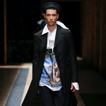 Load image into Gallery viewer, Prada AW 2016 Christophe Chemin &quot;Impossible True Love&quot; Oversized LS Button Down Shirt
