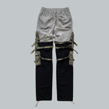 Load image into Gallery viewer, Takahiro Miyashita NUMBER (N)INE Grey / Black Hybrid Cargo Pants AW2005
